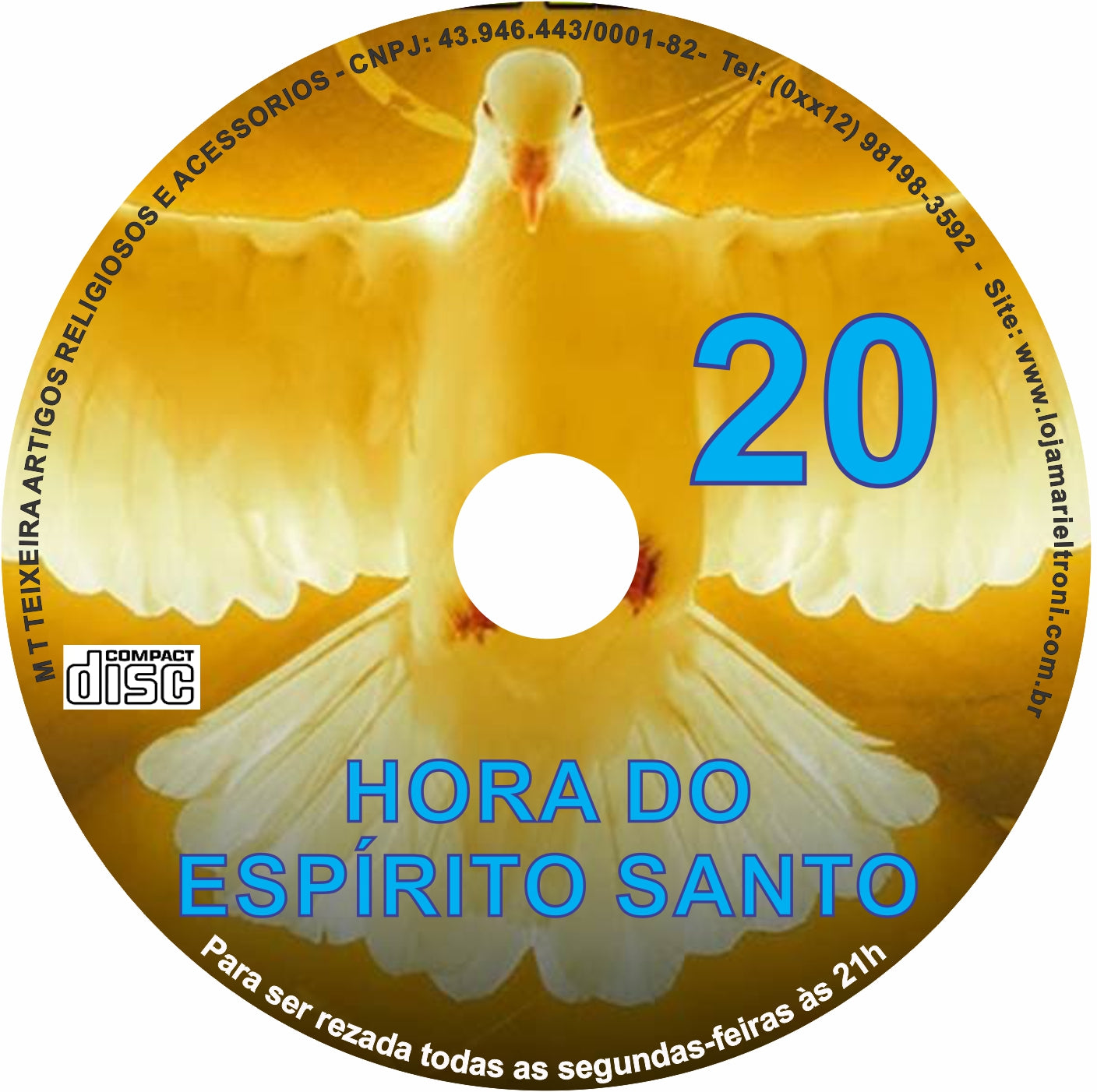 CD Hora do Espírito Santo 20 CD Hora do Espírito Santo 20